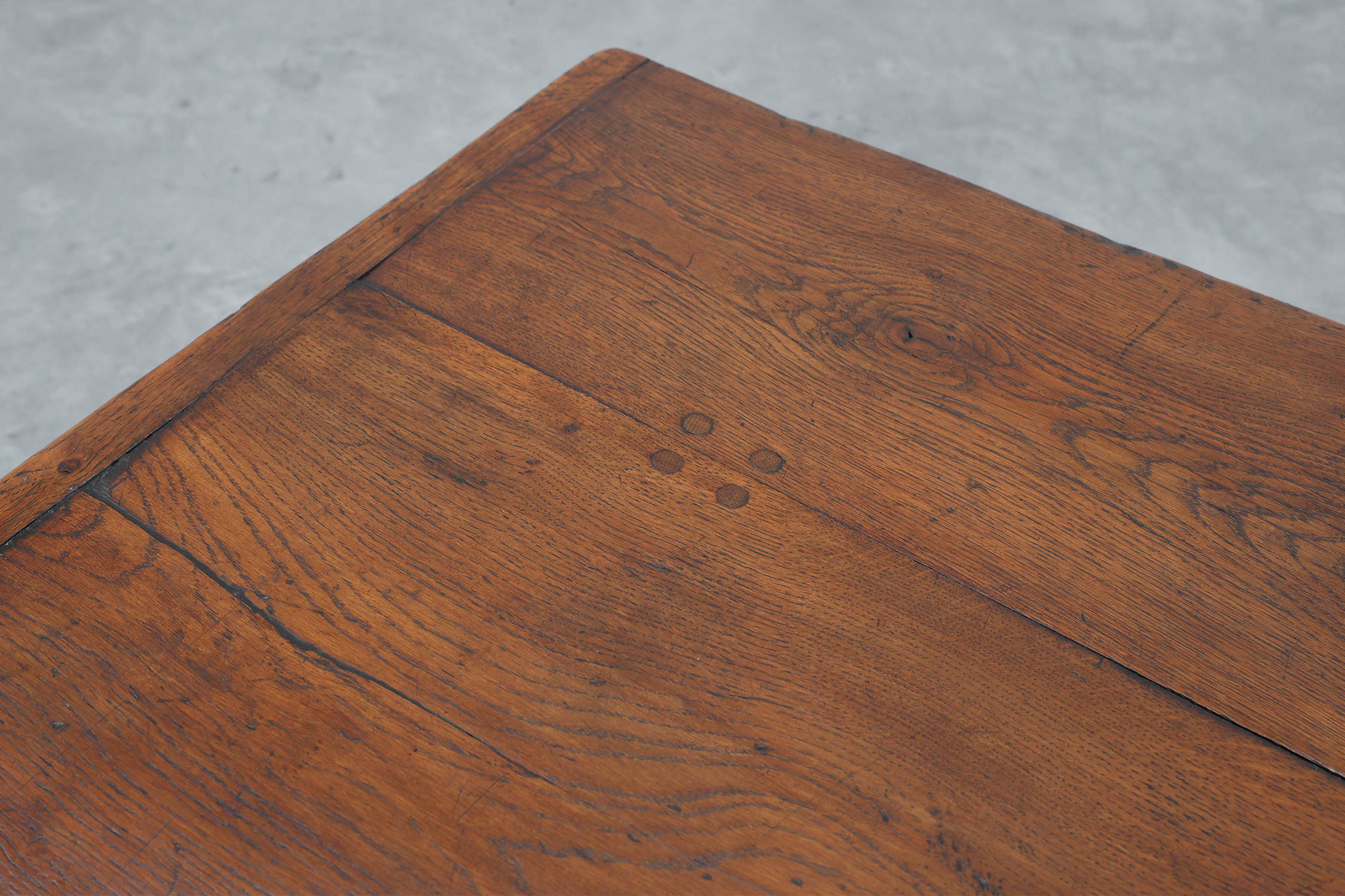 Large French Oak Refectory Dining Table, Renaissance Revival, circa 1880thumbnail